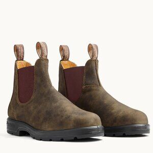 New! Blundstone Classic Chelsea Boots Leather 585 Rustic Brown